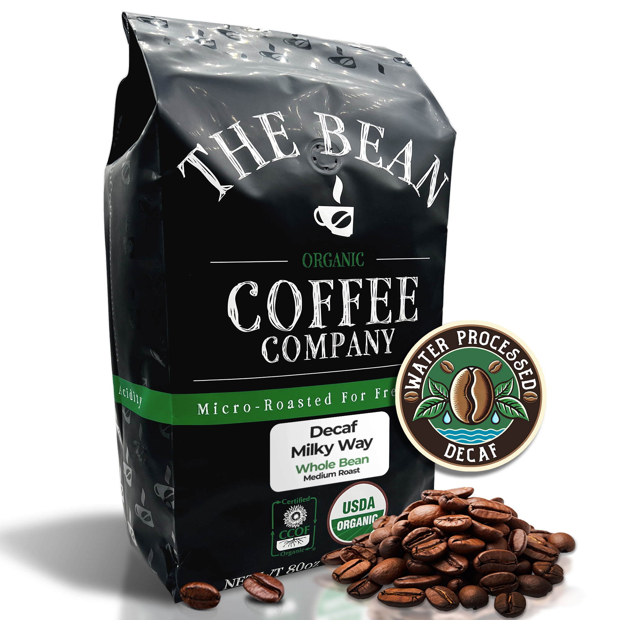 The Bean Coffee Company - Wholesale Ground Coffee - DECAF Organic Milky Way Flavored Coffee9