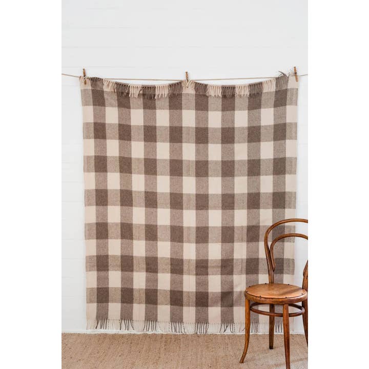 The Grampians Goods Co. - Vendita all'ingrosso Plaid - Coperta Heritage Tartan in lana riciclata28