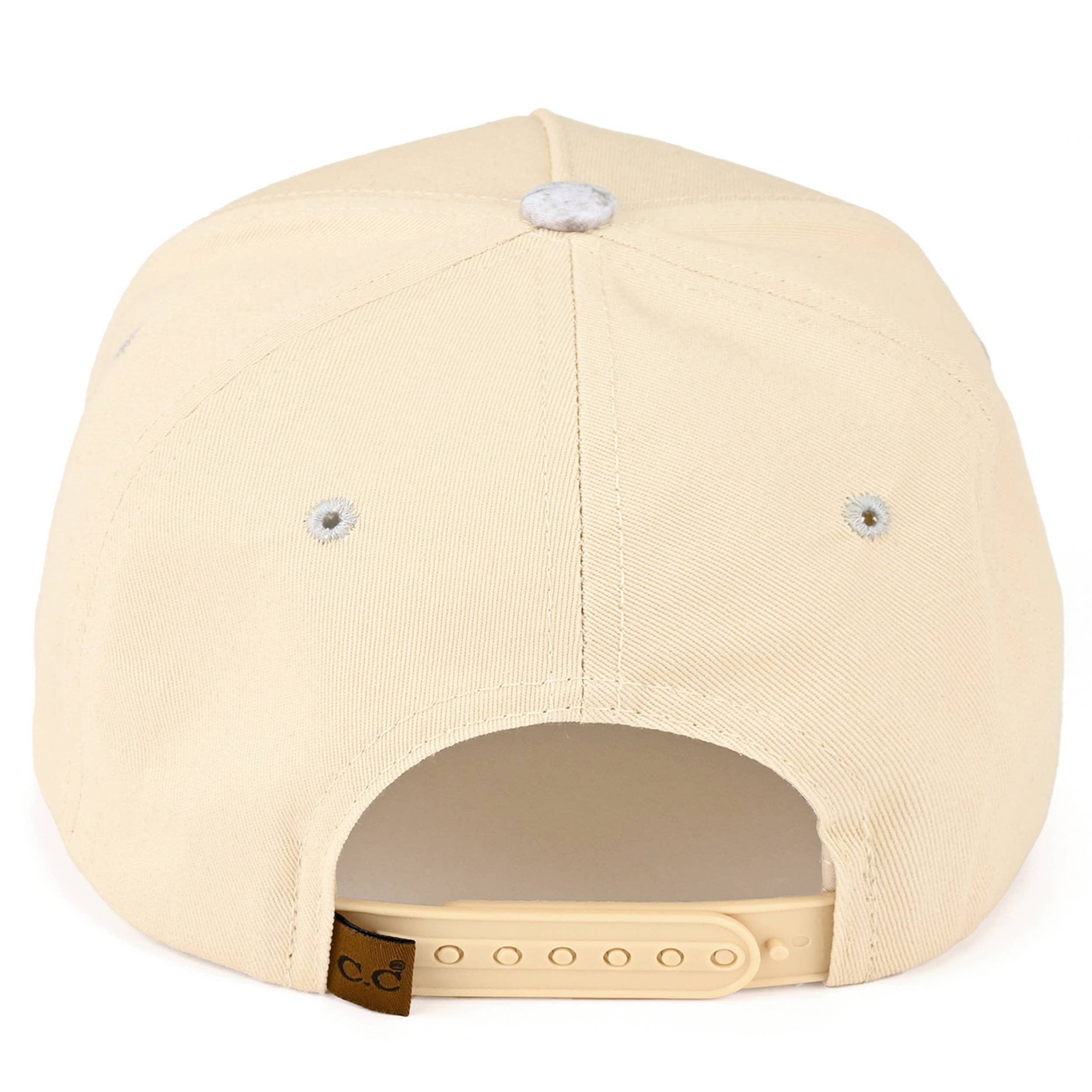 Hana - Wholesale Trucker Hat - Women's - C.C HOWDY Letter Embroidered Two Tone Trucker Cap6