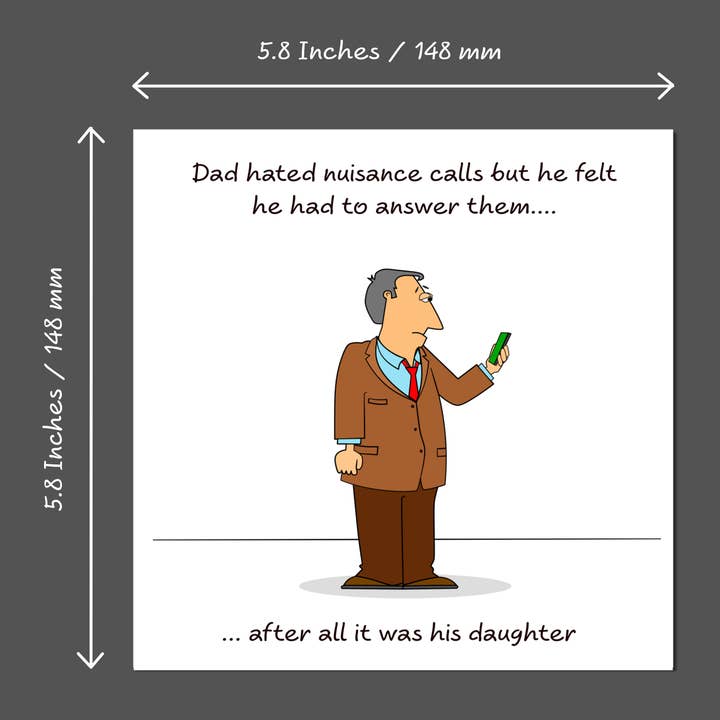 Swizzoo Cards - Vendita all'ingrosso Biglietti per la Festa del Papà - Divertente biglietto di auguri di compleanno per papà e festa del papà, da sua figlia, con scritta «Best Dad», umoristico e divertente3