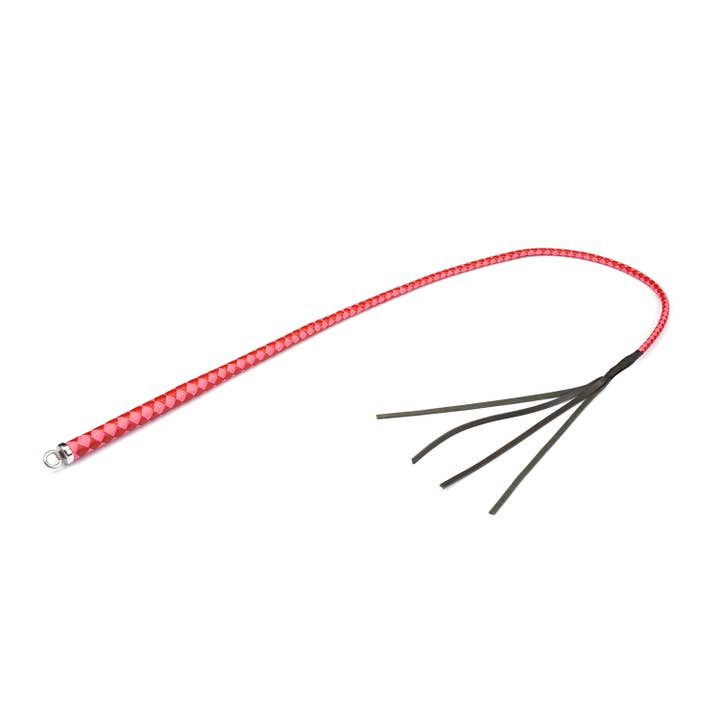 Japanese Professional Dominatrix Customized Whip-Red/Pink for wholesale by Liebe Seele