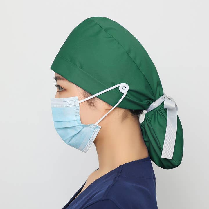 ACCITY - Wholesale Ponytail Cap - Women's - LONG HAIR STYLE BAOTOU HAT FROSTED WORK HAT_CWAH33871