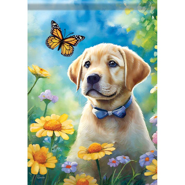FlagTrends by Carson - Wholesale Flag - "Garden Puppy" Dura Softâ„¢ Garden Flag