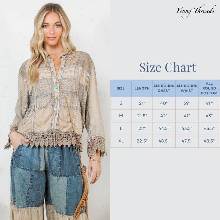 Latte Chaqueta de encaje chic con botones de concha blanca de venta al por mayor en Faire5