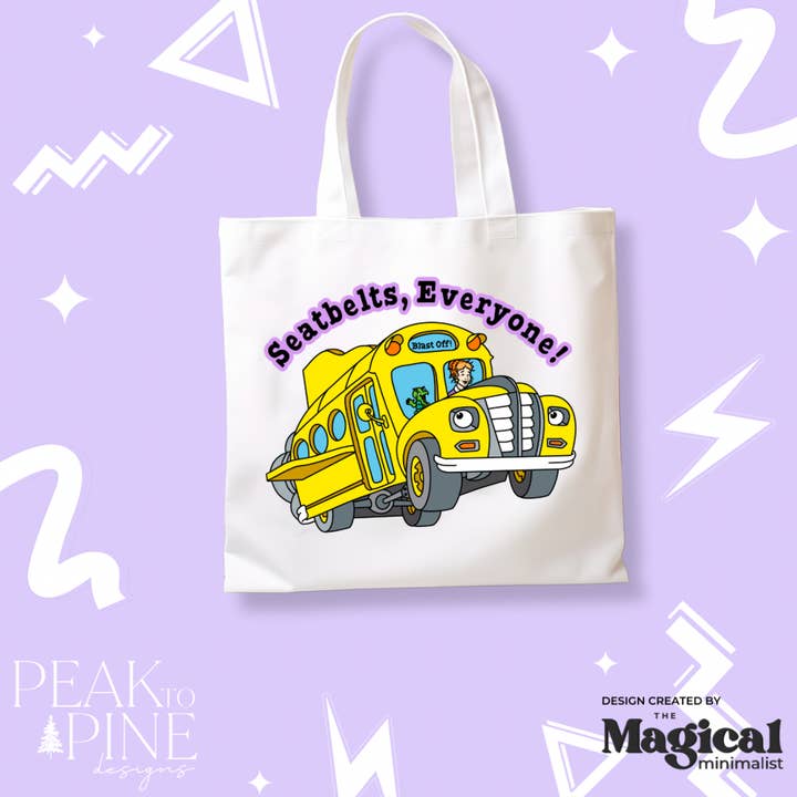 Ceintures de sécurité Everyone - Sac fourre-tout pour la vente par Peak To Pine Designs