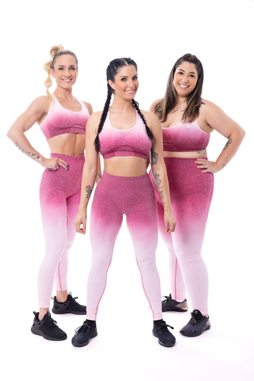 The Fit Traveler Collection - Vente Legging de sport/d'intérieur – femme - Legging ombré à l'hibiscus2