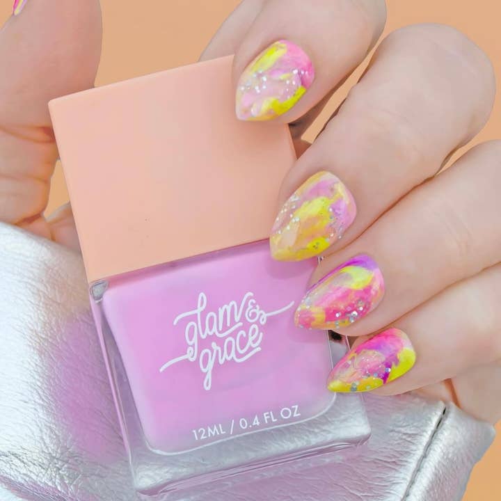 Glam & Grace – wholesale Nail polish – Non-Toxic Nail Polish - Bubble Gum