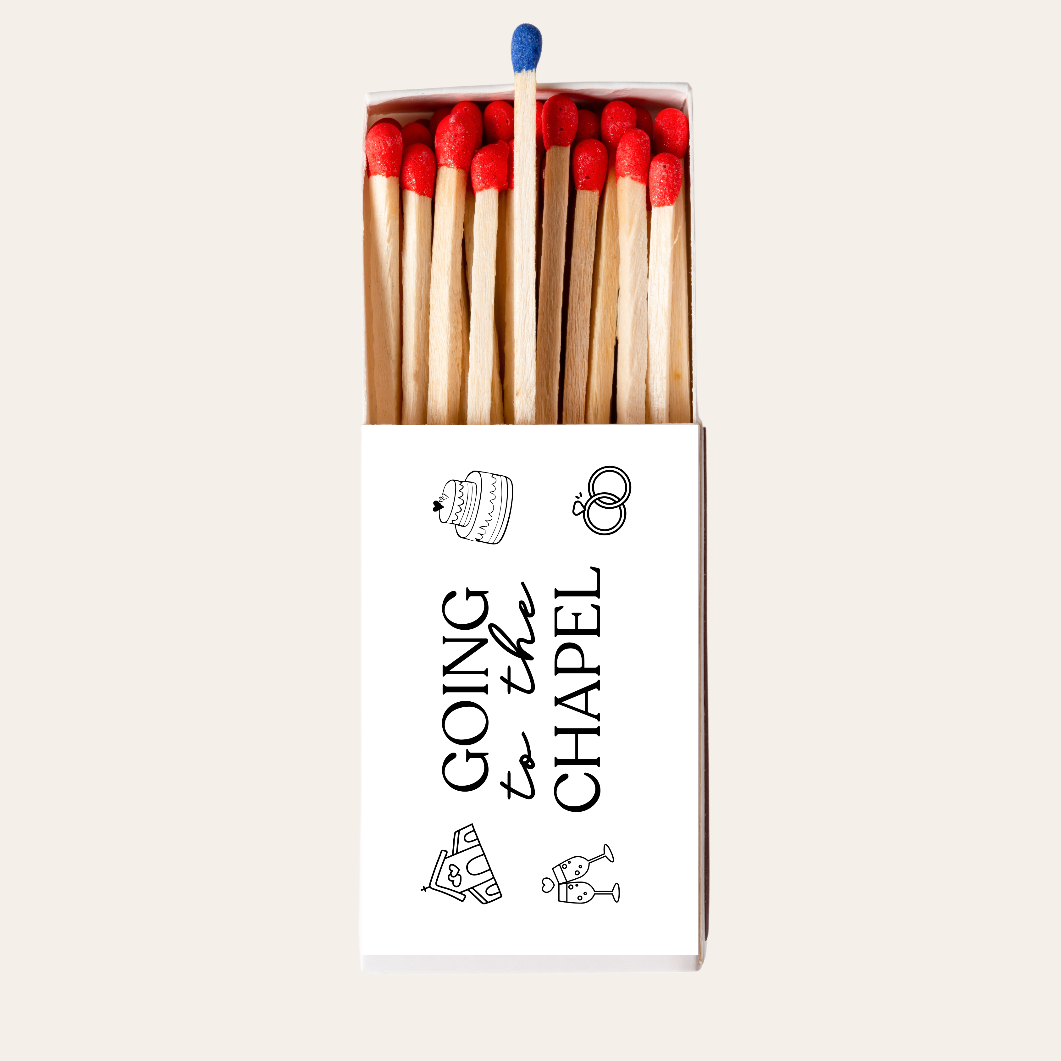 Twentynine Luxury - Wholesale Matches - Going to the Chapel Custom Matchboxes Wedding Favors2