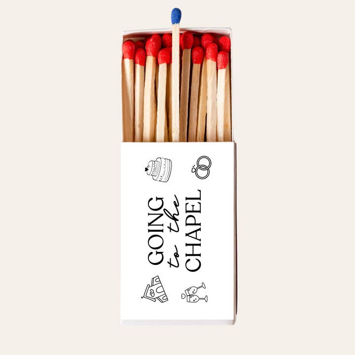 Twentynine Luxury - Wholesale Matches - Going to the Chapel Custom Matchboxes Wedding Favors2
