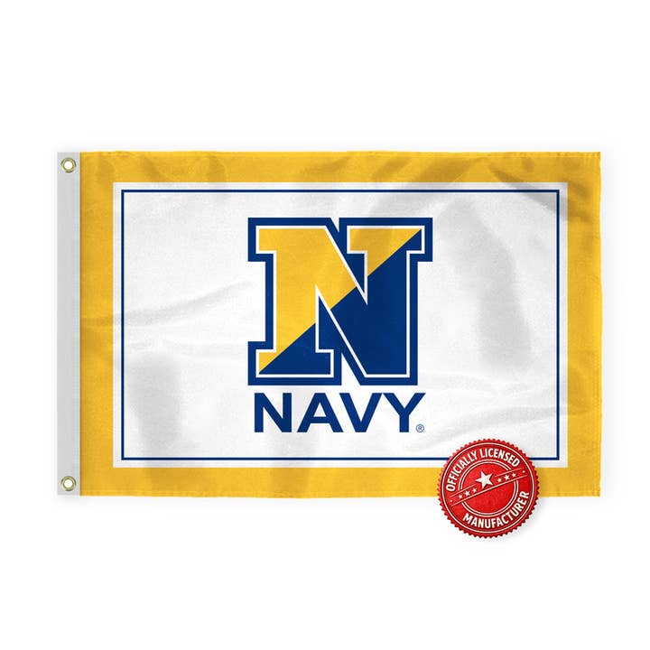 AGAS United States Navy N Logo Flag 4x6 ft - 200D Nylon for wholesale by AGAS MFG INC