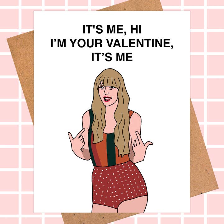 Valentine's Day Card - Taylor Card for wholesale by Pop Hot Cards