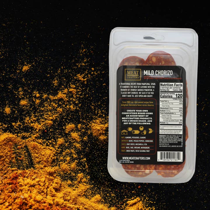 MeatCrafters Inc. - Wholesale Sausage - Classic Dry-Cured Pork Chorizo: Mildly Spice, Spanish Style