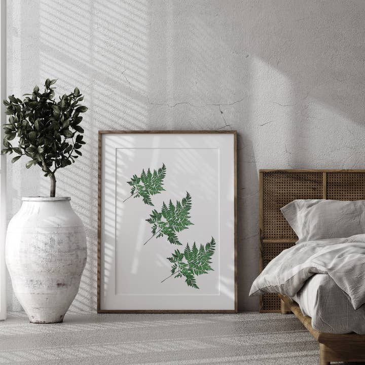 2626 Designs - Vente Fleur séchée/pressée - Fougère Davallia Mariesii séchée et préservée30