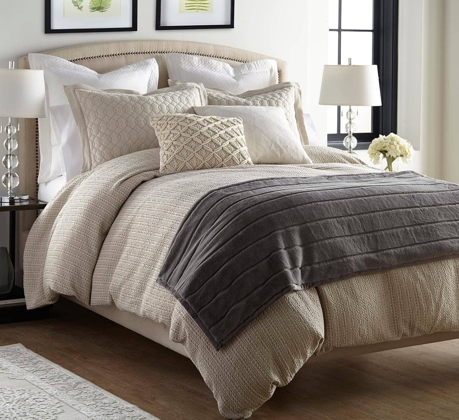 Crafted by Catherine - Wholesale Throw Blanket - Channel Cut Faux Rabbit Fur Throw 50" x 60"1