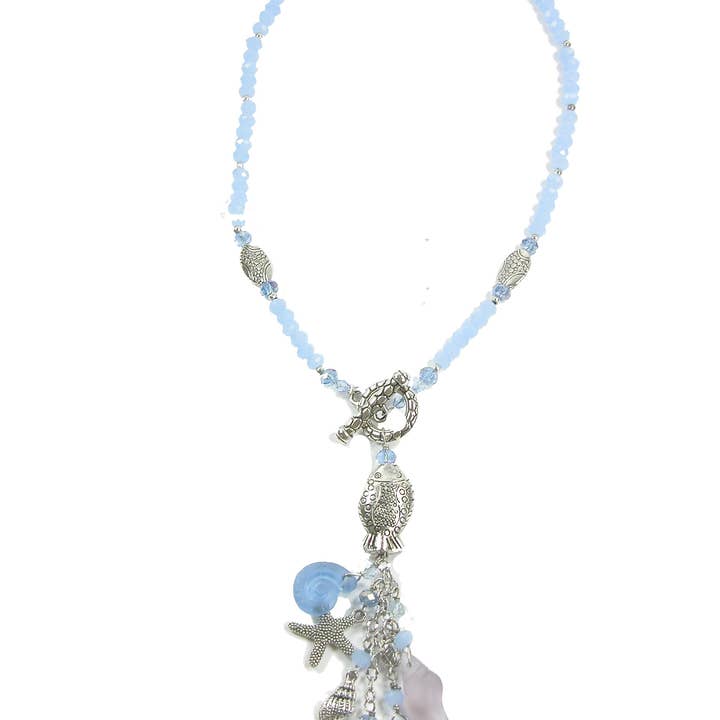 Glazen Sealife kwastje kristallen ketting voor wholesale door Amy Kahn Russell