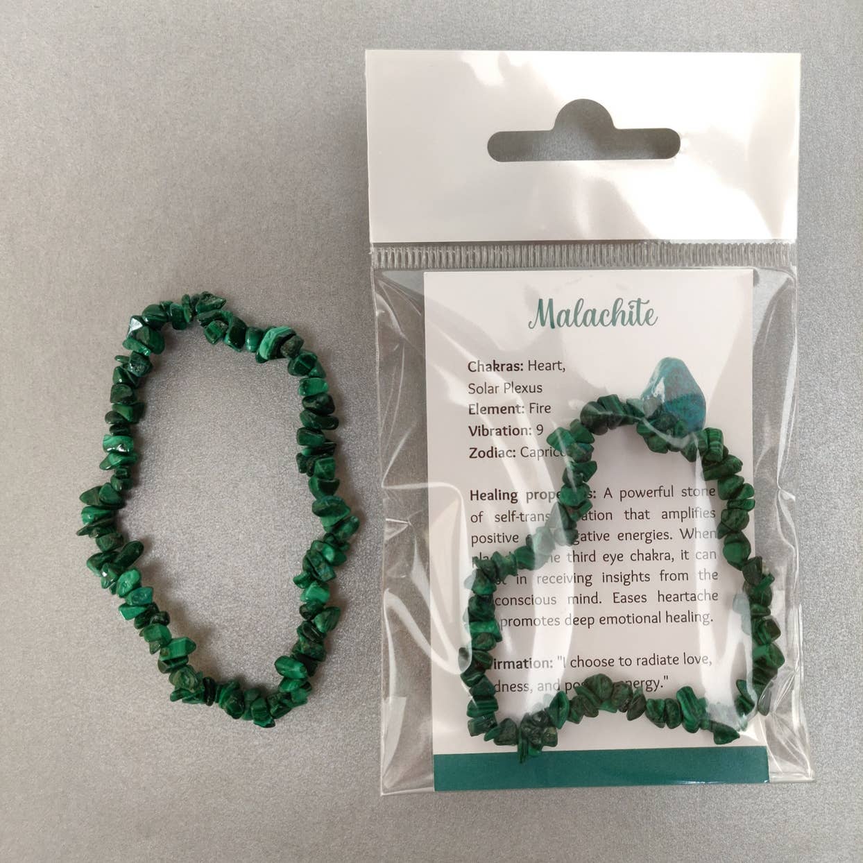 Rare Gear - Wholesale Beaded bracelet - Chip Gemstone / Crystal Stretch Bracelet with FREE Info Card22