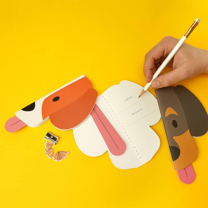 Until Pty Ltd - Wholesale Notebook - Suck UK Notebooks Dog Shaped (Set of 3)1