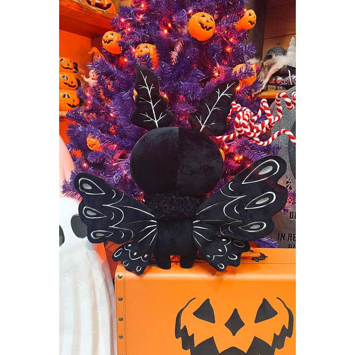 vampirefreaks – Engroshandel Plyslegetøj - Børn og baby – Mothman bamse med blød, sort pels2