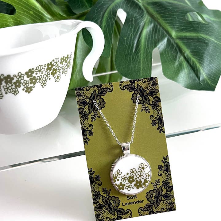 Broken Plate Necklace: Corelle Spring Blossom Crazy Daisy and other Purchase Wholesale corelle. Free Returns & Net 60 Terms on Faire trending on Faire.