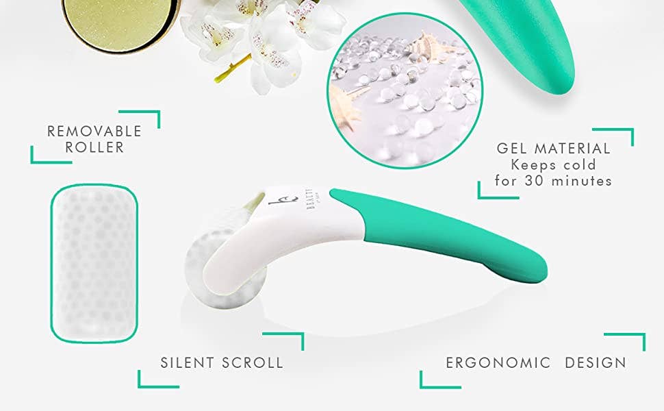 Beauty By Earth - Vente Rouleau beauté/visage - Ice Roller pour le visage et les yeux7