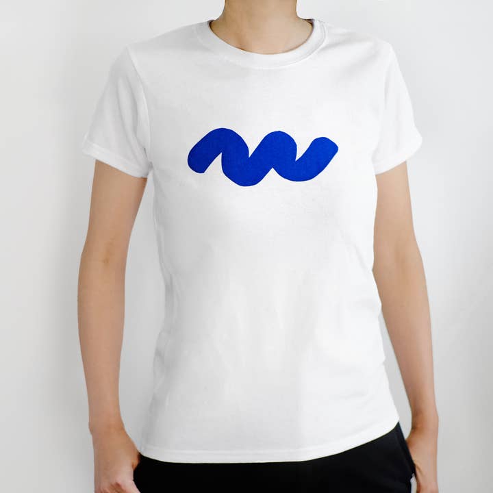 T-shirt unisex 'Wave' in cotone biologico per la vendita all'ingrosso da parte di Saturna Outdoor Research