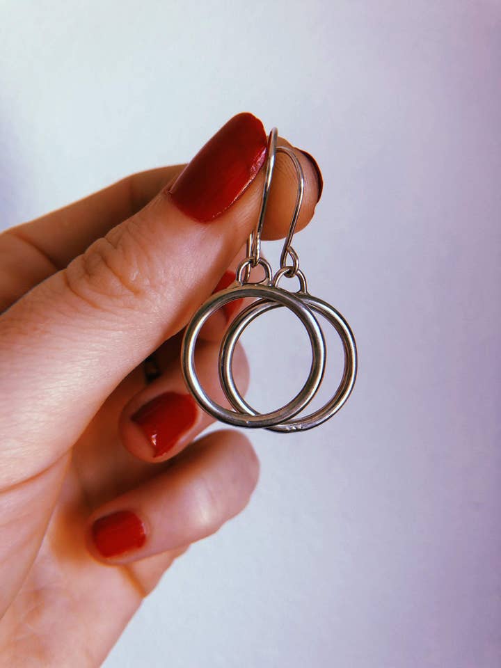 Dangle Hoops (S) for wholesale by A Lloyd Jewelry