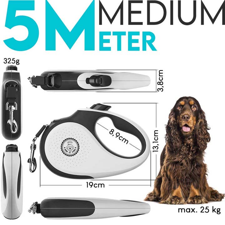 H.I.K. GmbH - Wholesale Pet Leash - Dog - HUND IST KÖNIG® Retractable leash 5m/8m for small & large dogs2