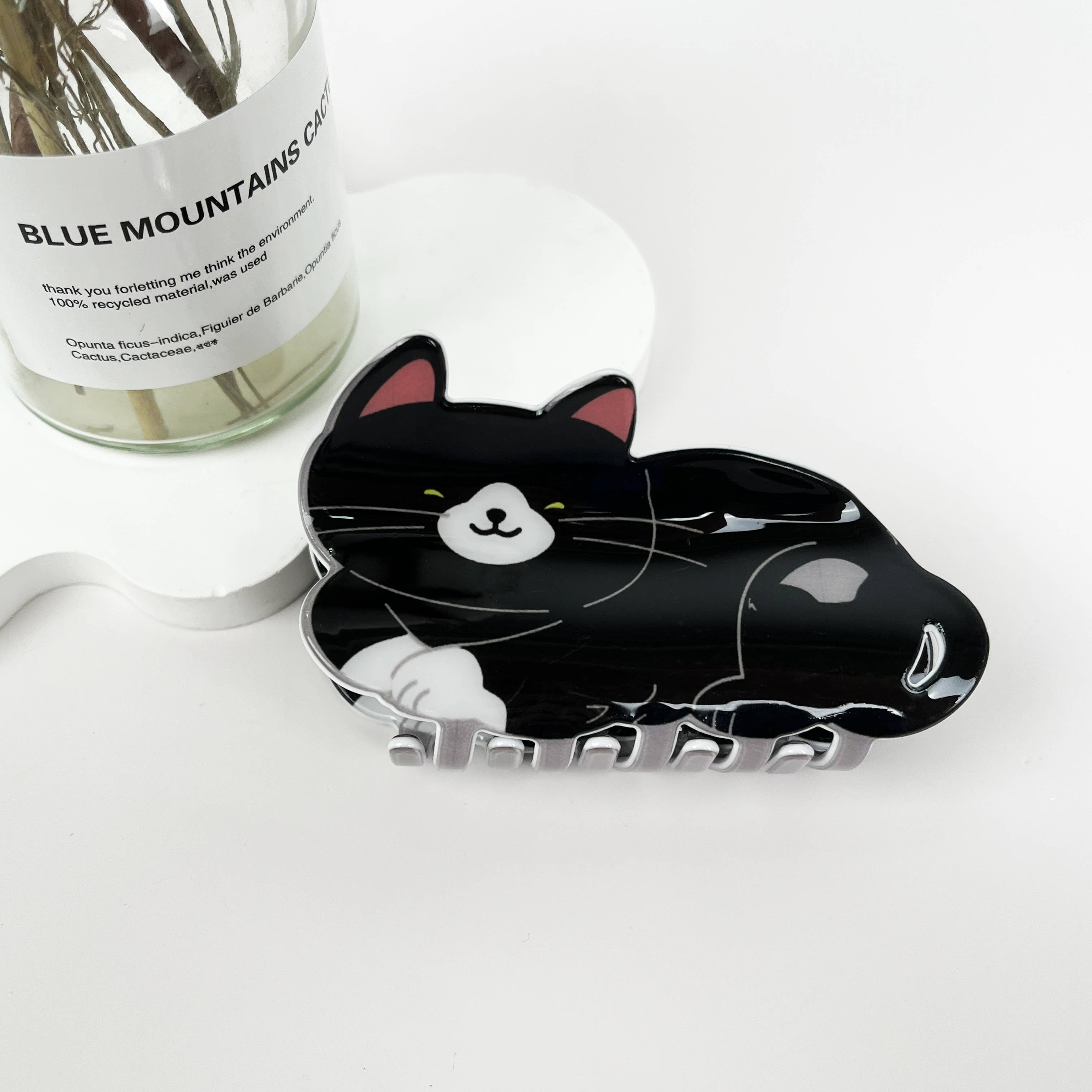 mildstyles - Venta al por mayor Horquilla para el pelo - Mujer - Clip de garra para cabello con diseño de gato1