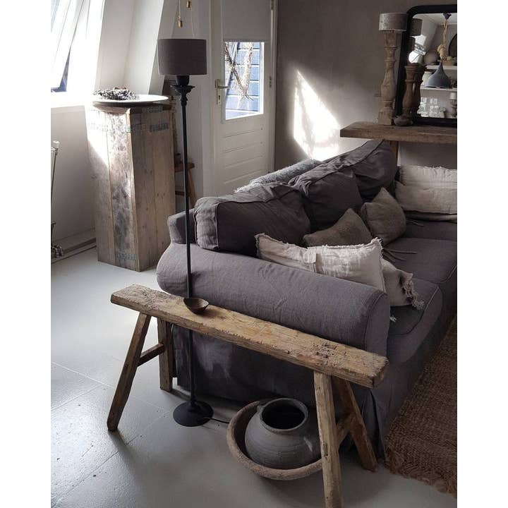 NACH - Wholesale Bench - Antique Skinny Wooden Bench, Size 45-55 in2