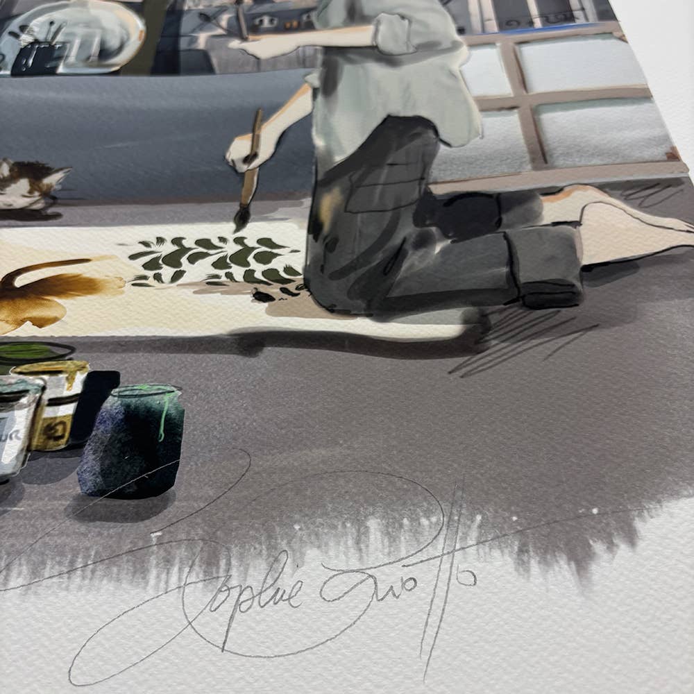 Atelier Contemporain - Wholesale Art Print - Fine Art Print - "The Artist" - S.Griotto14