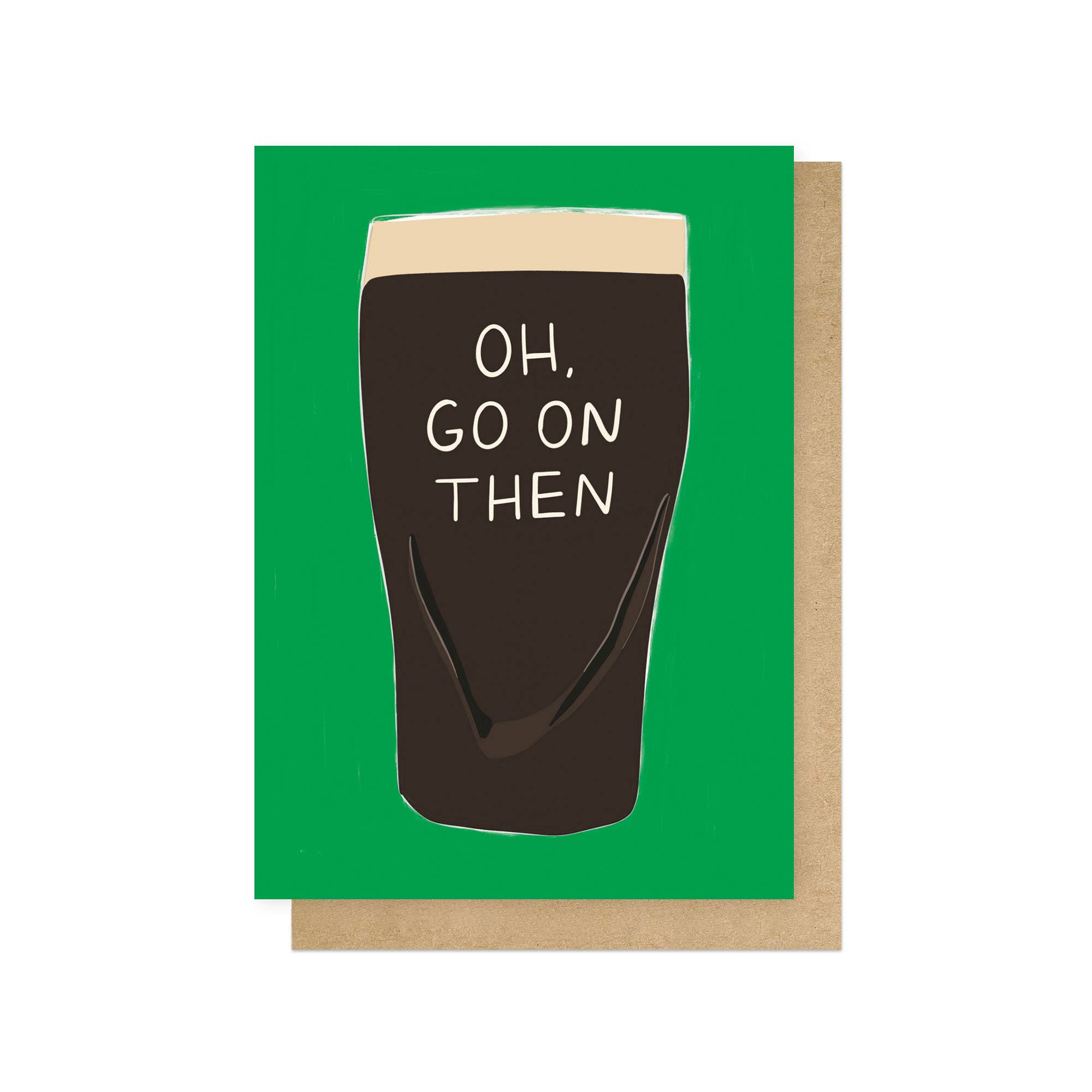 East End Prints - Greetings Cards & Postcards – wholesale Everyday greeting card – Oh, Go On Then Greetings Card0