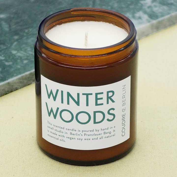 Coudre Berlin - Wholesale Jar/Filled Candle - WINTER WOODS/ESSENTIALS scented candle