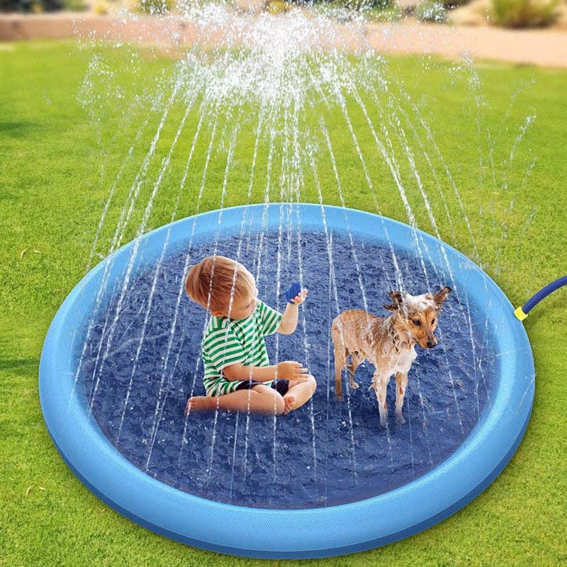 Furr-Baby Gifts - Wholesale Ornament - Pet Dog Sprinkler Pad Play Cooling Mat4