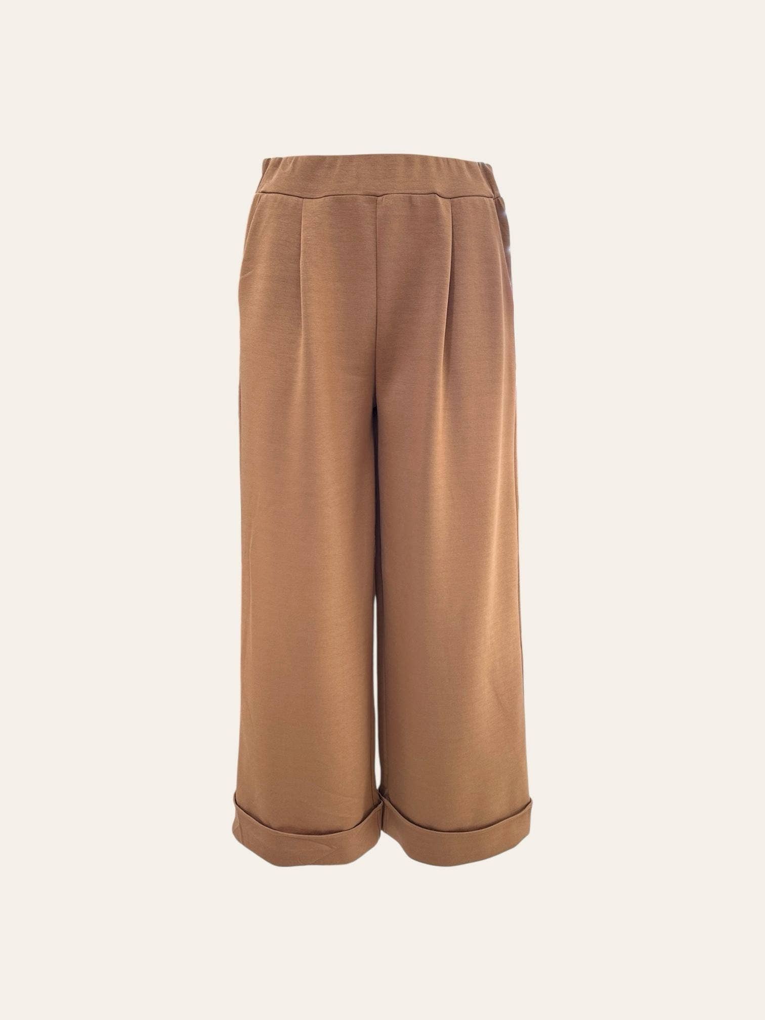 C'MELODIE - Wholesale Pants - Women's - Plus Size - Women's Fluid Pants with Pleat - 25356 CO7