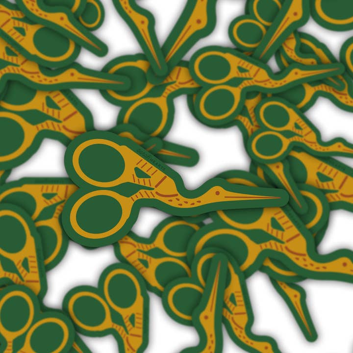 Sarah Hearts - Wholesale Sticker - Stork Scissors Sticker - Vinyl Waterproof Sticker2