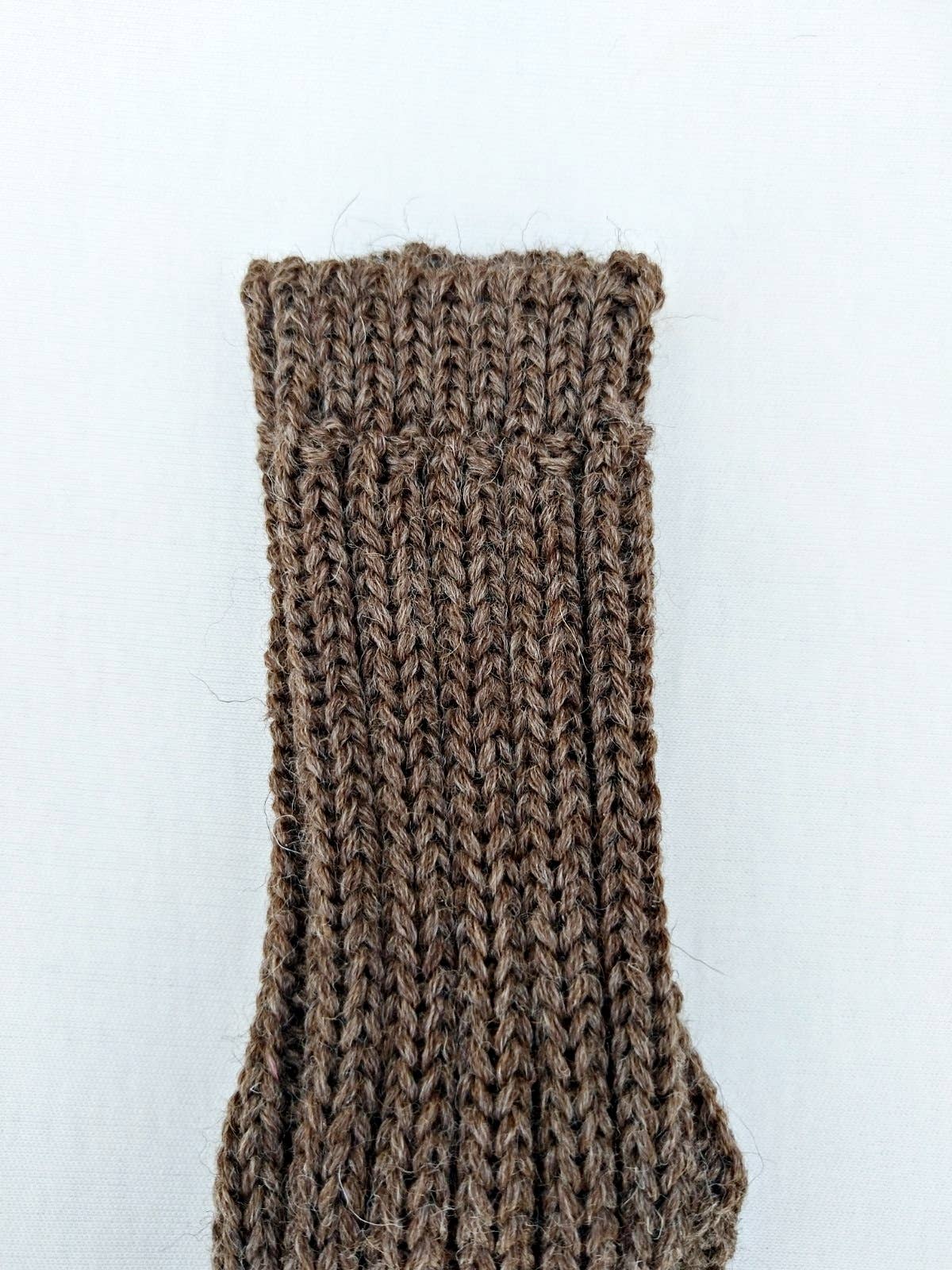 Tabac Chaussettes enfant Nico en laine 100 % pure en vente sur Faire1