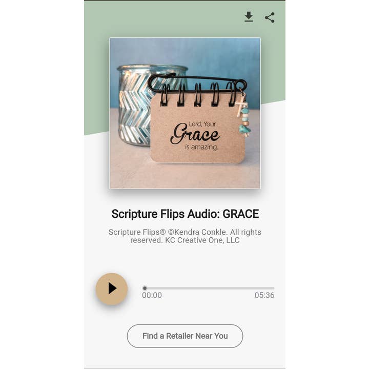 Scripture Flips - Wholesale Display Book - Grace Scripture Flip3