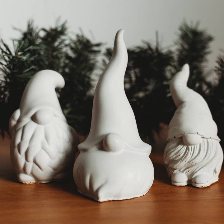 The Market Made - Wholesale DIY Craft Kit - Paint Your Own Gnome Kit | Paint Your Own Gnome Activity Set | Paint Your Own Handmade Concrete Decor Gift Set