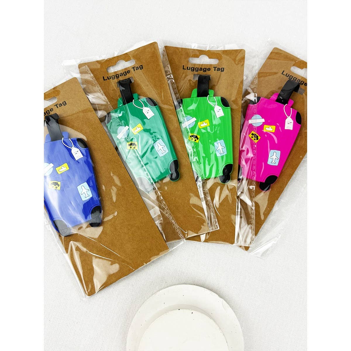 MIX COLOR Travel Luggage Design Luggage Tag for wholesale on Faire4