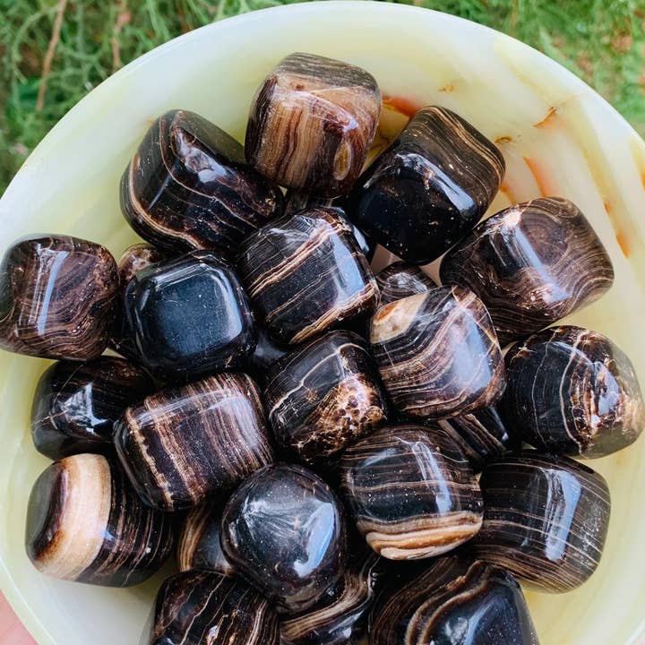 CapitalCrystals - Wholesale Spiritual Stone/Crystal - Chocolate Calcite Tumbles0
