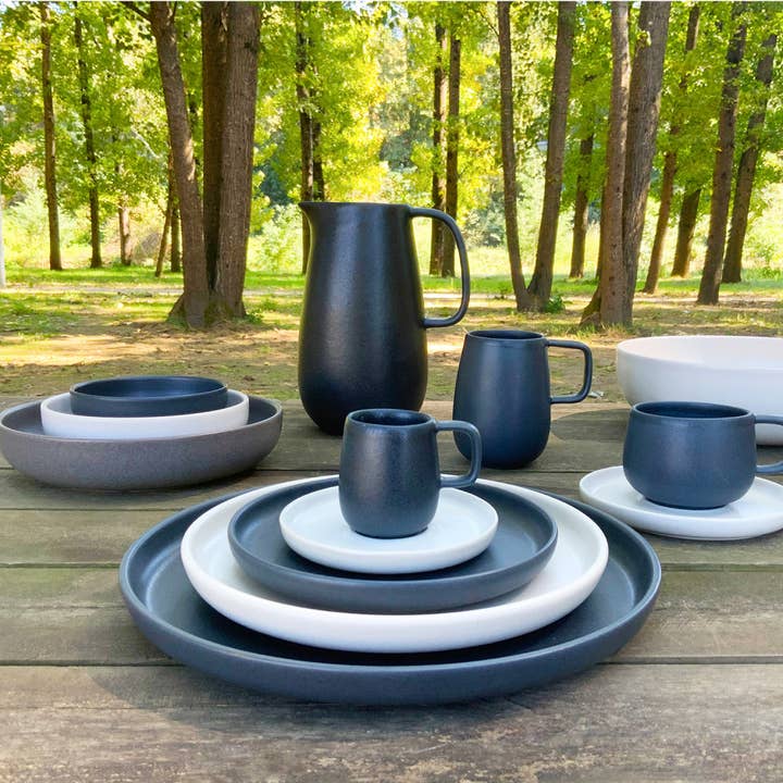 TABLESETTERS LIMITED - Wholesale Appetizer Serveware - Mesa Ceramics Uno 17cm Granite Stoneware Plate 10