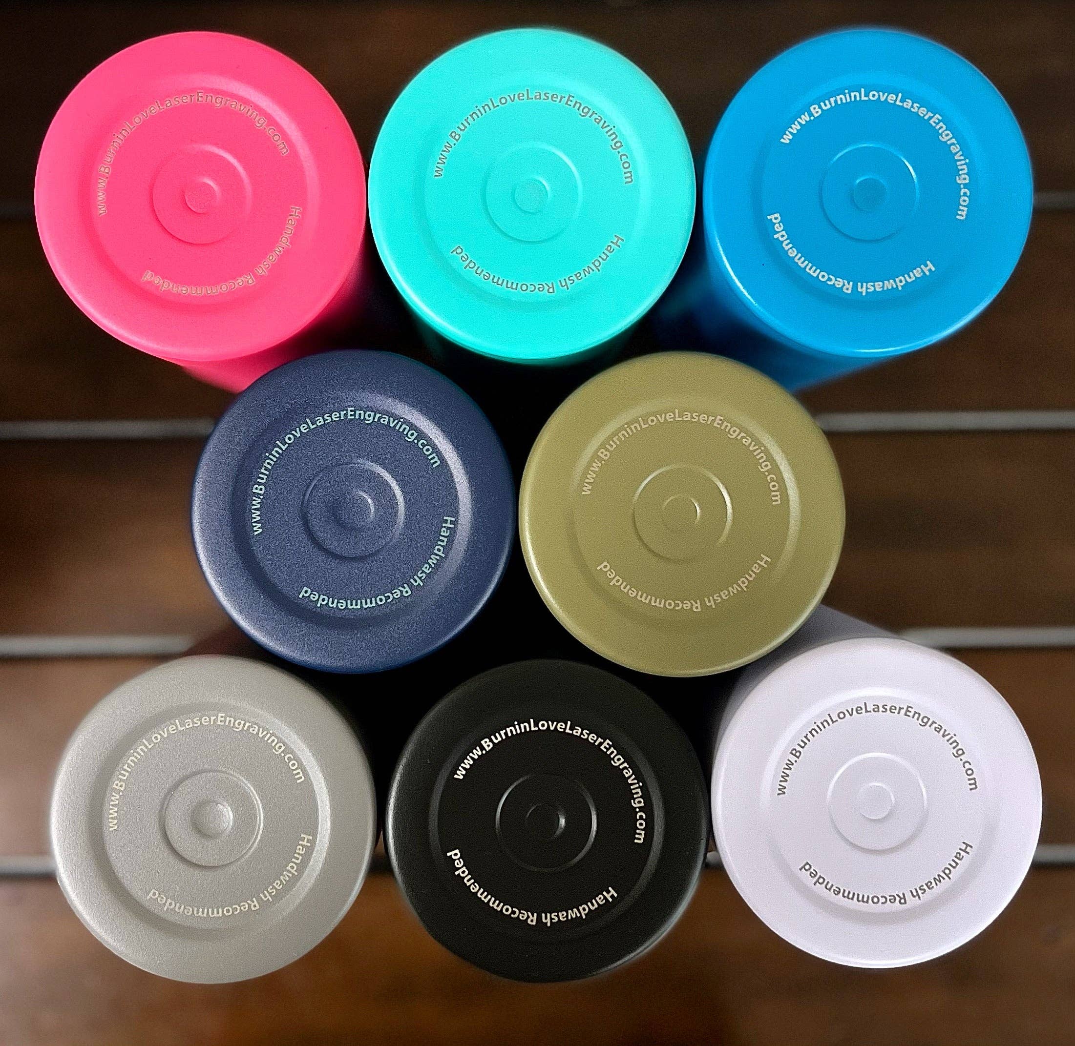 Burnin Love Laser Engraving - Vente Bouteilles d'eau - Gourdes gravées au laser Burnin' Love de 32 oz (946 ml)22