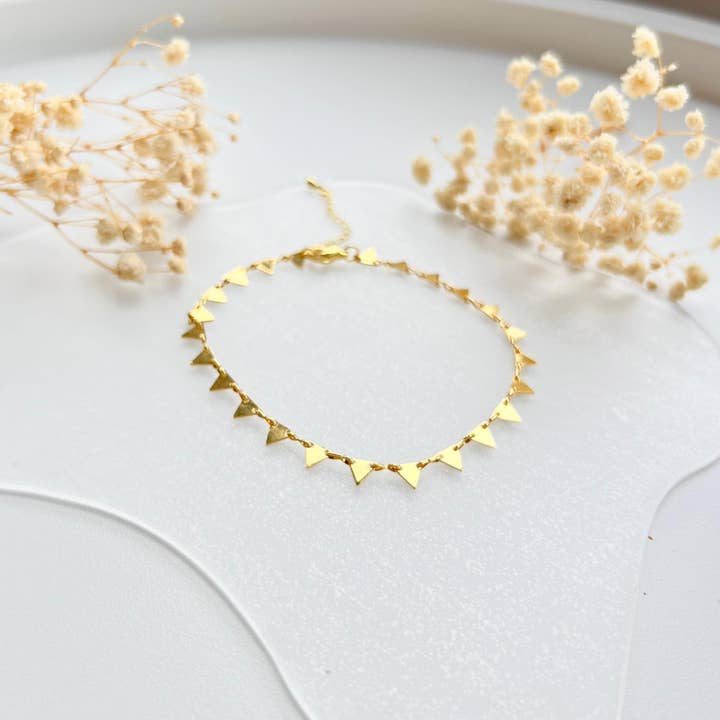 Rossie Jewellery – wholesale Charm/dangle bracelet – Gold Charm Bracelet, Gold filled Chain Bracelet1