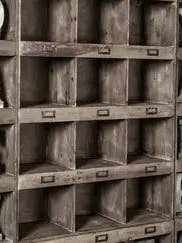 Scaffale Espositivo in Pino Riciclato Rustico X-Large per la vendita all'ingrosso da parte di Vagabond Vintage