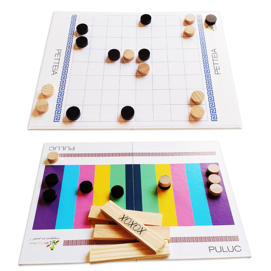 EnVoyaJeux - Wholesale Board Game - Pochon 4 traditional games of the world2