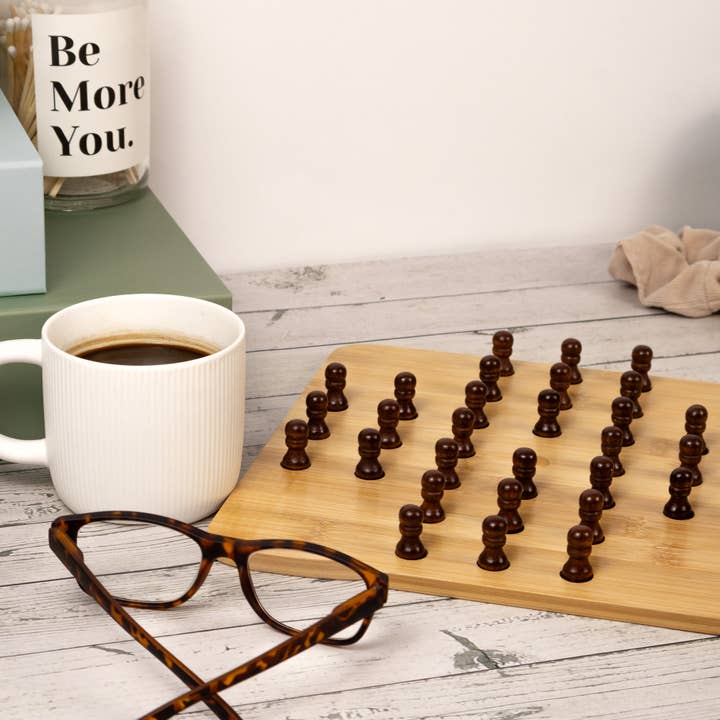 Robert Frederick Ltd - Vente Jeux de société - Jeu de Solitaire en Bambou et Ensemble Double de Sudoku - Fabriqué avec des Matériaux Durables8