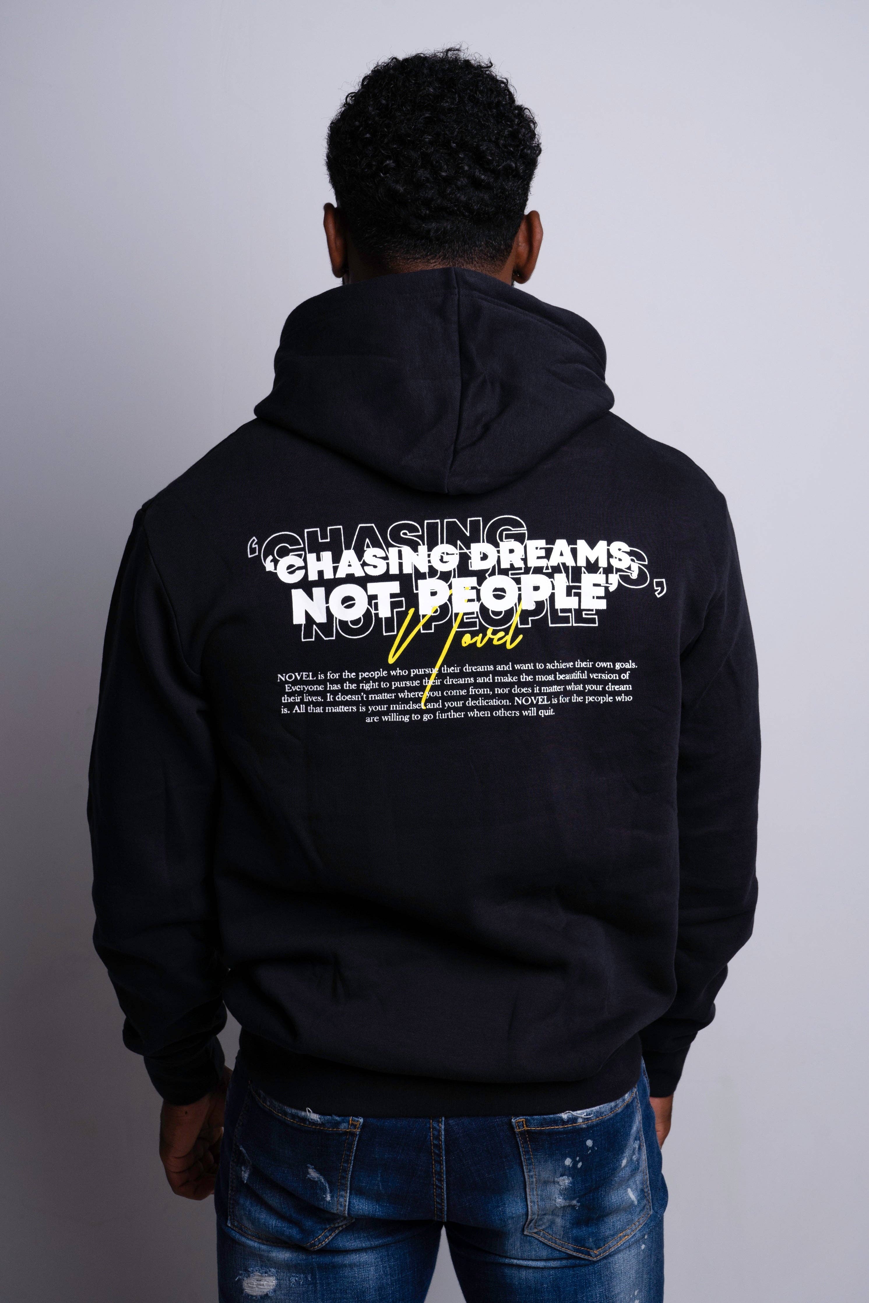NOVEL - Wholesale Hoodie - Men's - NOVEL 'Chasing Dreams, Not People' V2 Hoodie1