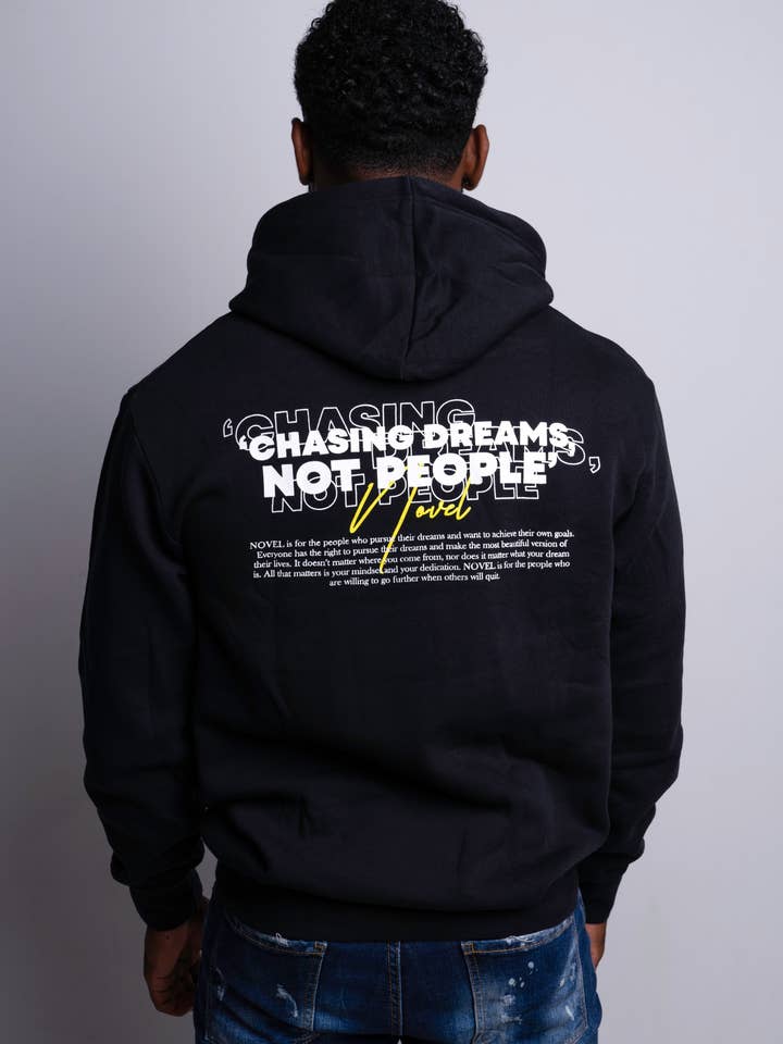 NOVEL - Wholesale Hoodie - Men's - NOVEL 'Chasing Dreams, Not People' V2 Hoodie1