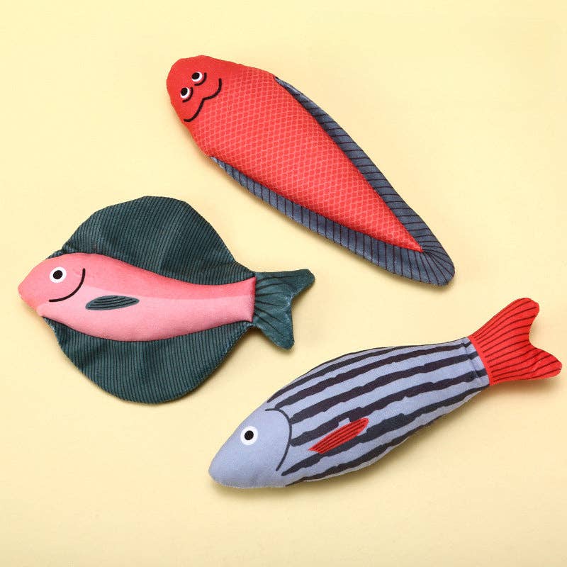 Cheerhunting - Wholesale Pet Toy Set - Cat - Moo - 3 pcs Fish Cat Toy Set8