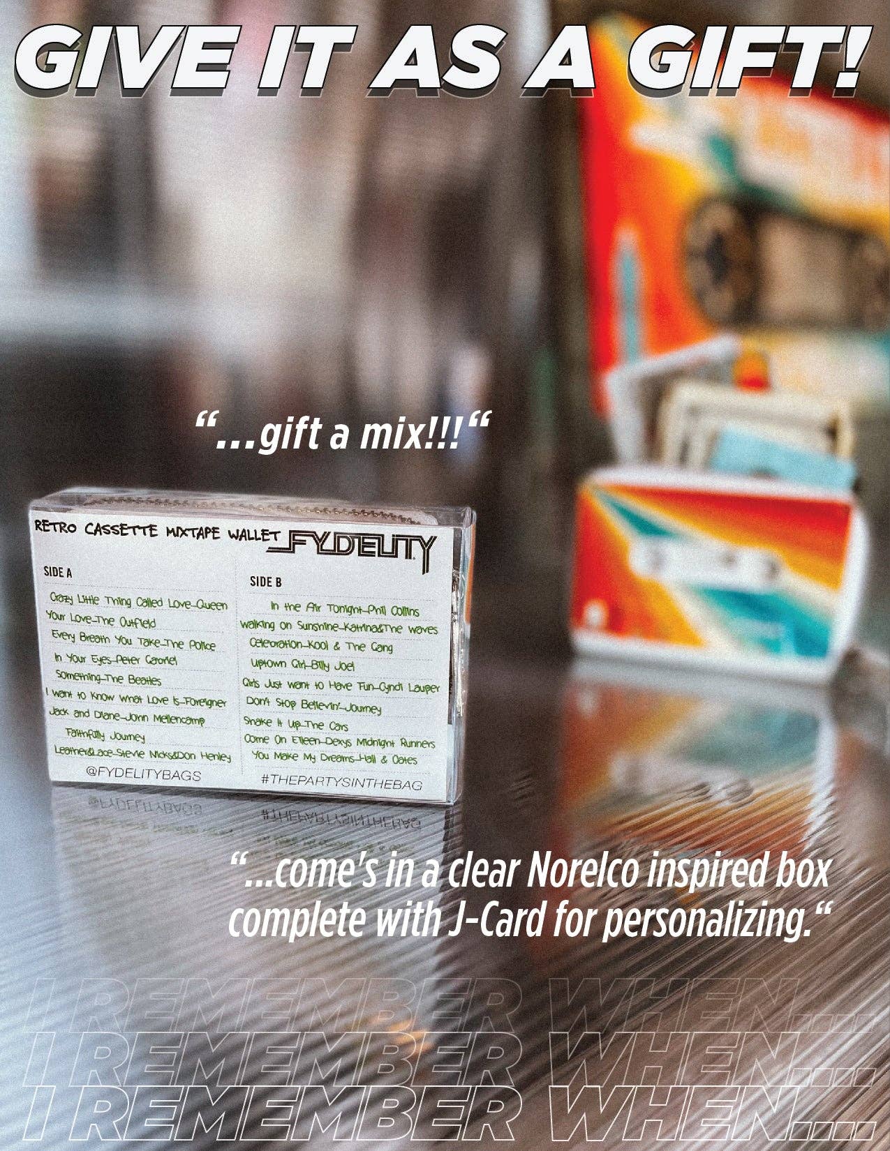 Fydelity - Wholesale Wallet - Unisex - 70299: Cassette Tape Wallet | Limited Edition | Retro Rainbow5